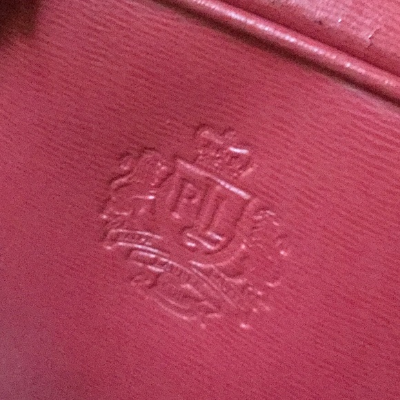 Travel equestrian 🎀Ralph Lauren pink satchel dome dr bag double handle cowgirl - Picture 4 of 9